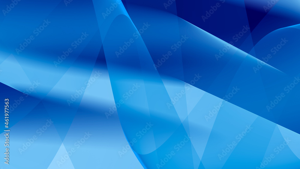 Obraz premium Hintergrund abstrakt 8K blau weiss hellblau dunkelblau Wellen Linien Kurven Verlauf