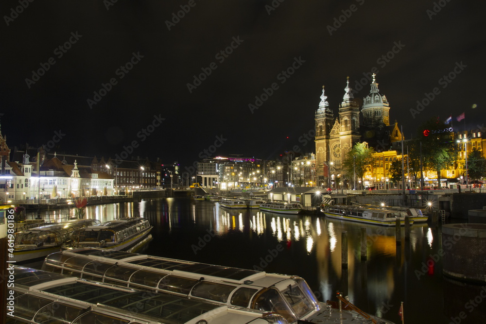 Fototapeta premium Amsterdam by night...