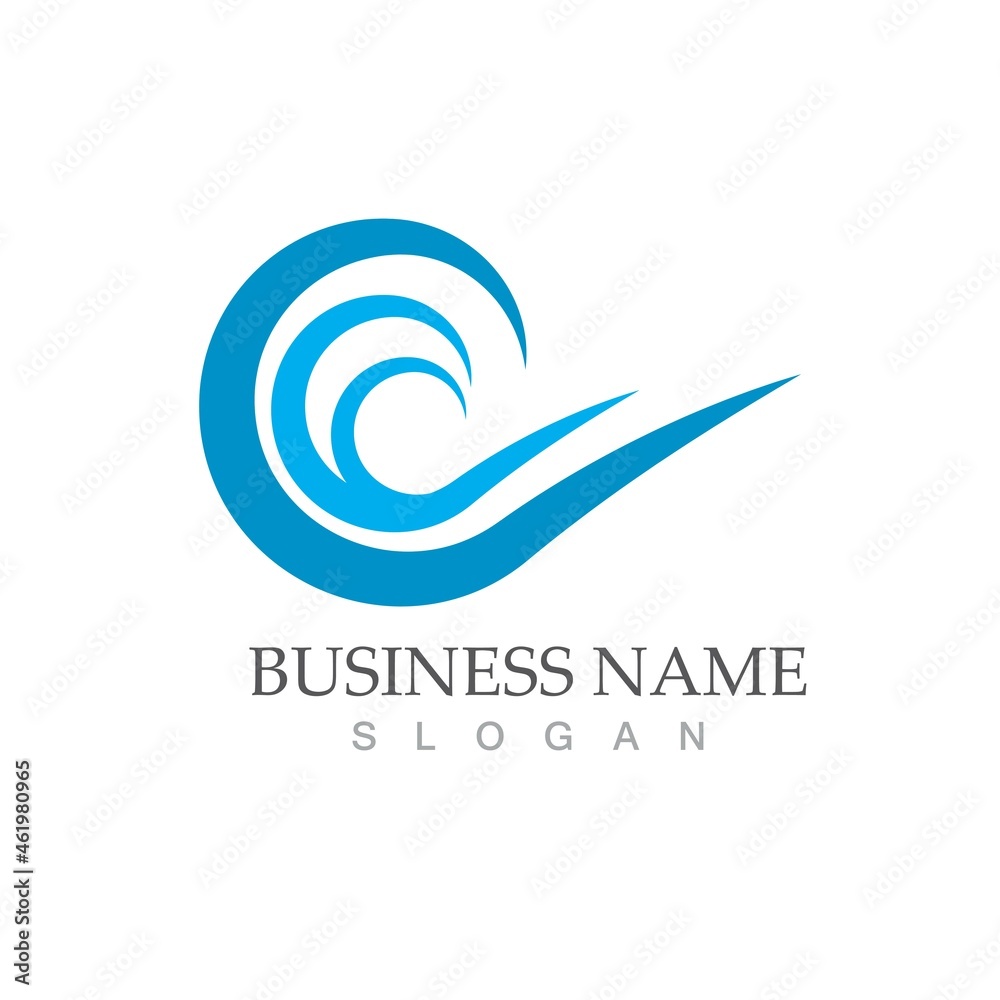 water wave icon vector illustration design water wave icon vector illustration design