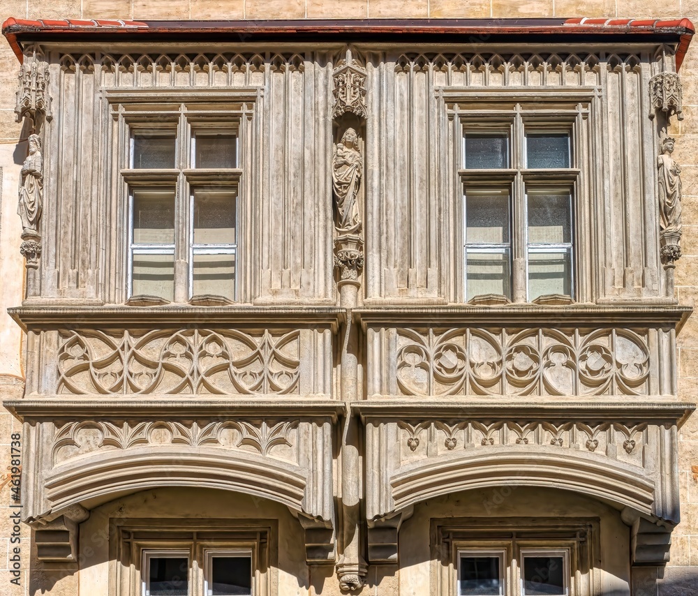 Fototapeta premium Detail of Courtyard Klosterneuburg Abbey