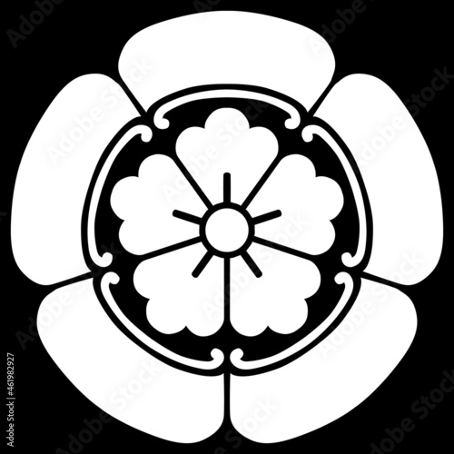 織田信長の家紋です。織田木瓜といいます。