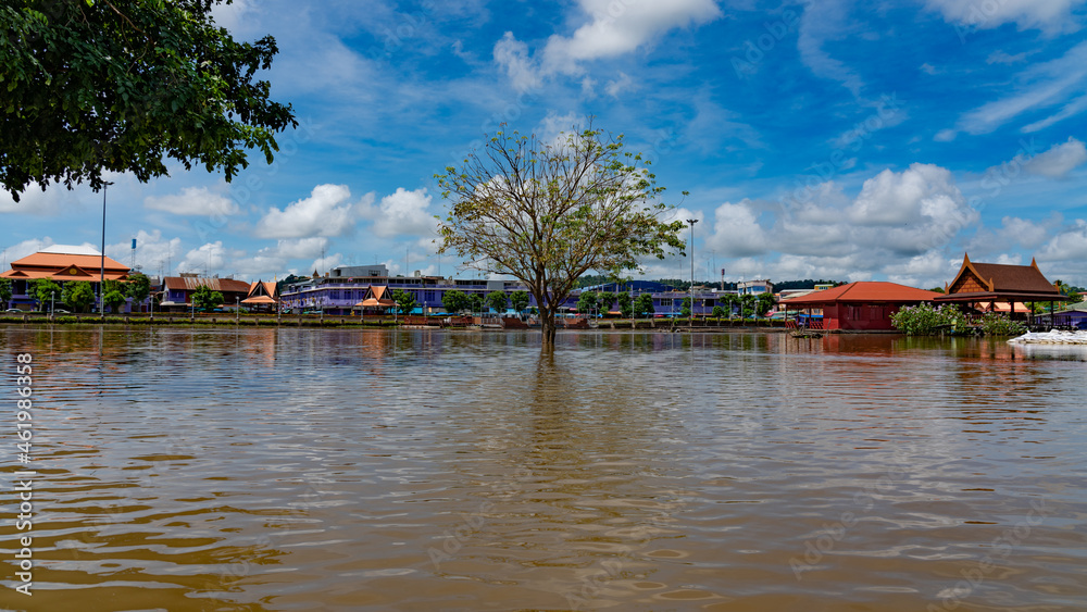Obraz premium Thailand Floods 2021 