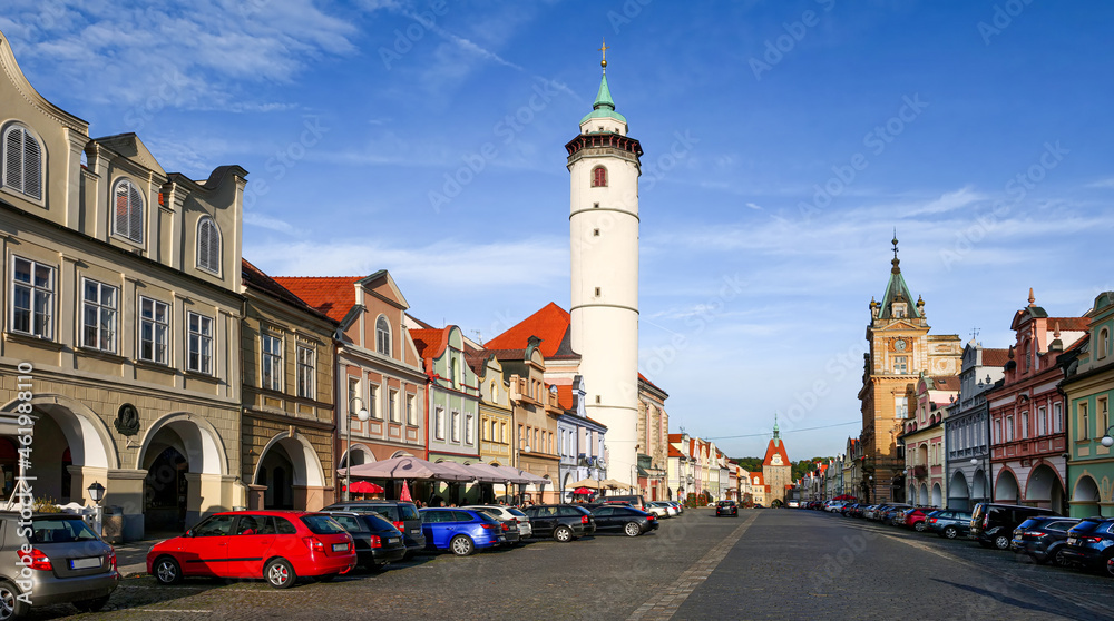 Domazlice (Taus) in Tschechien, Hauptstrasse