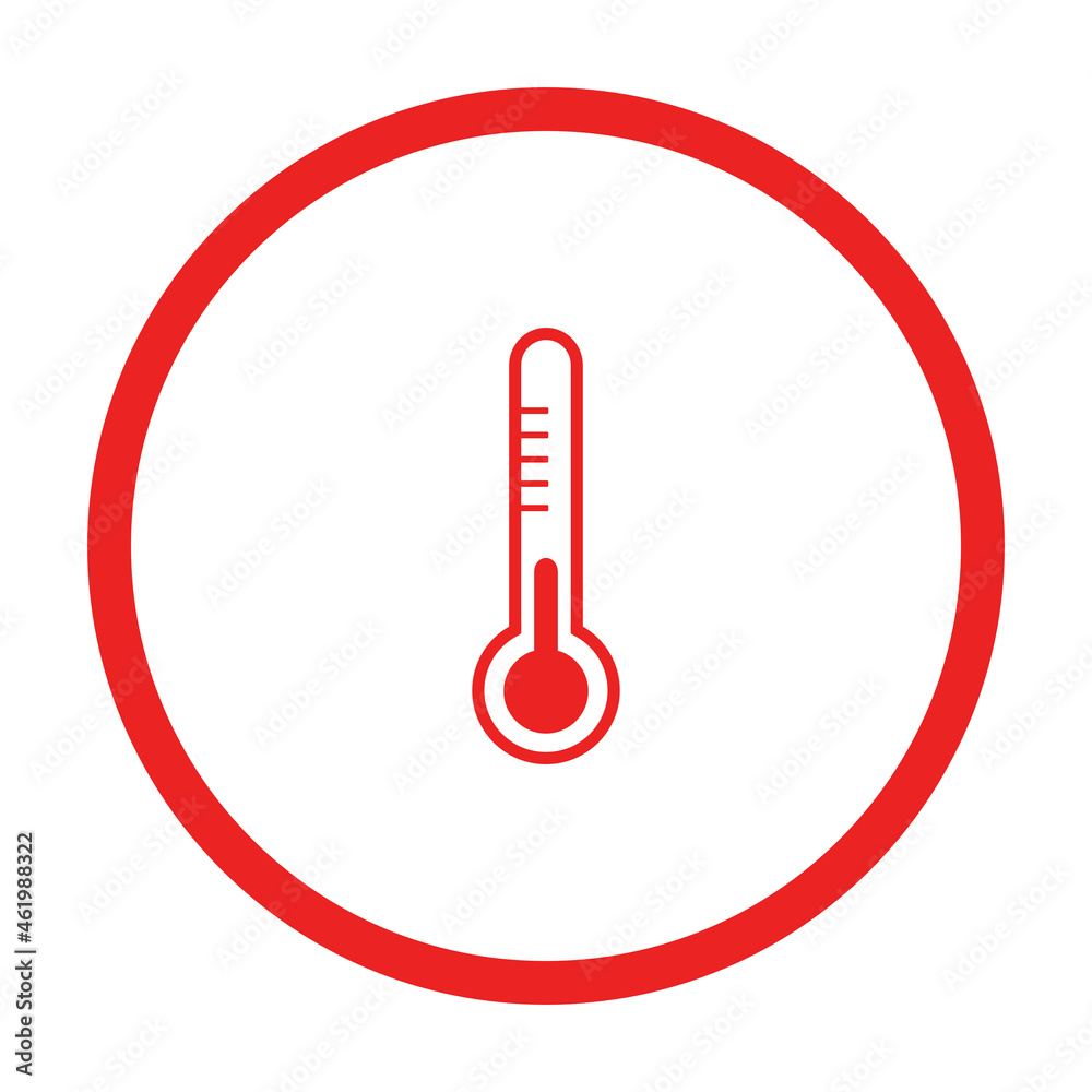 Thermometer und Kreis Thermometer und Kreis