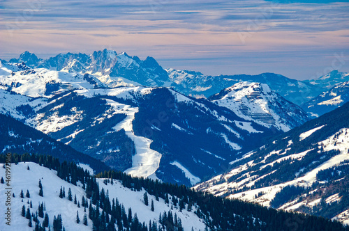 Zell am See lake and village in Austria