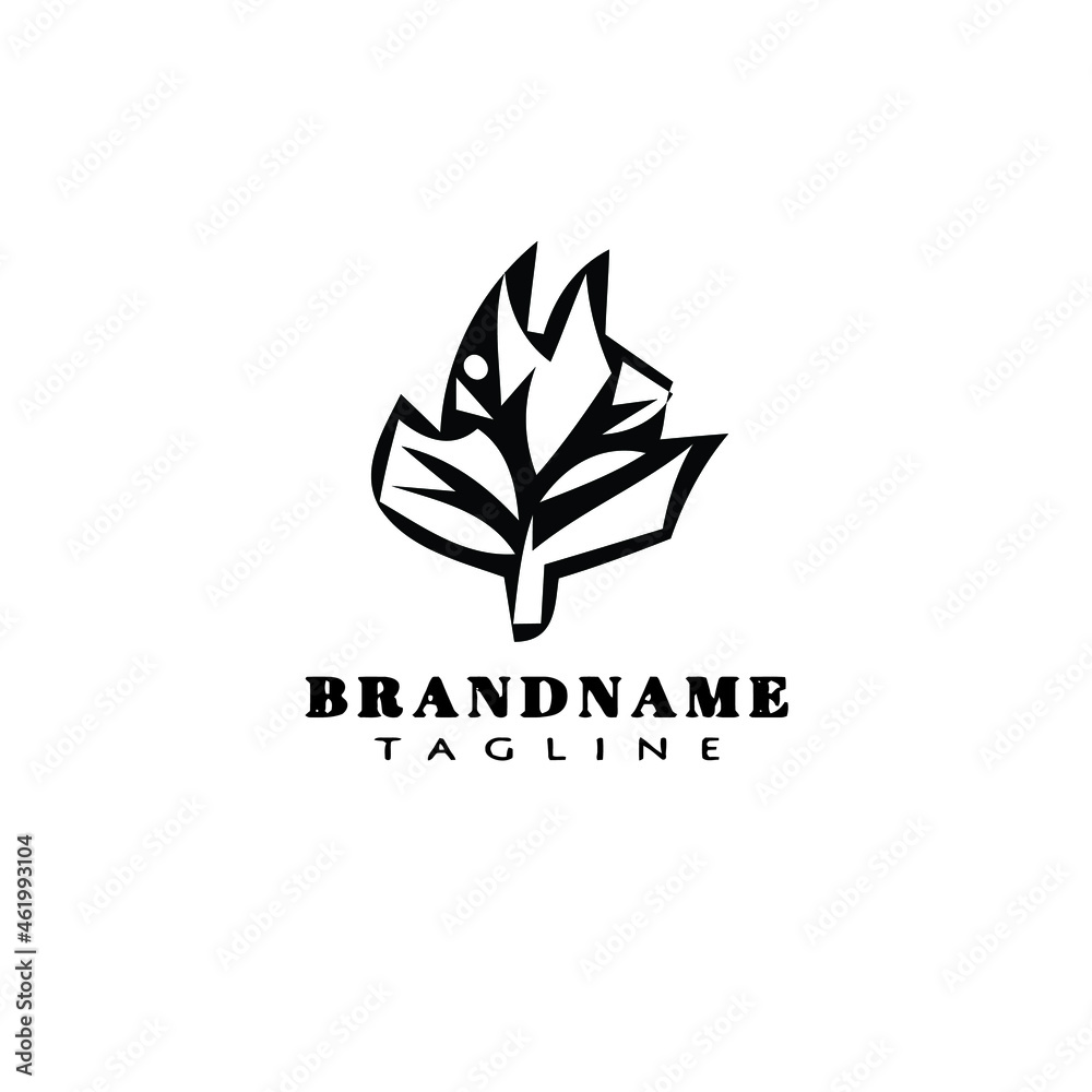 burning bush logo cartoon icon design style black isolated vector illustration burning bush logo cartoon icon design style black isolated vector illustration
