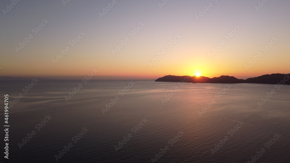 SDGs山口県の自然！下松市笠戸島と瀬戸内海の夕暮れ　光市虹ヶ浜撮影