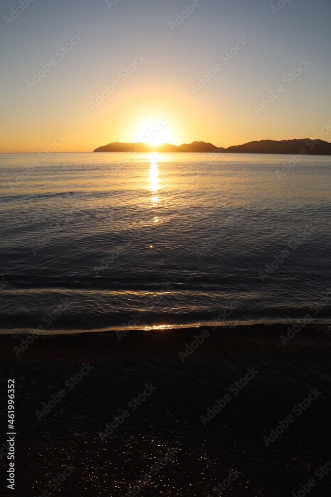 SDGs山口県の自然！下松市笠戸島と瀬戸内海の夕暮れ　光市虹ヶ浜撮影