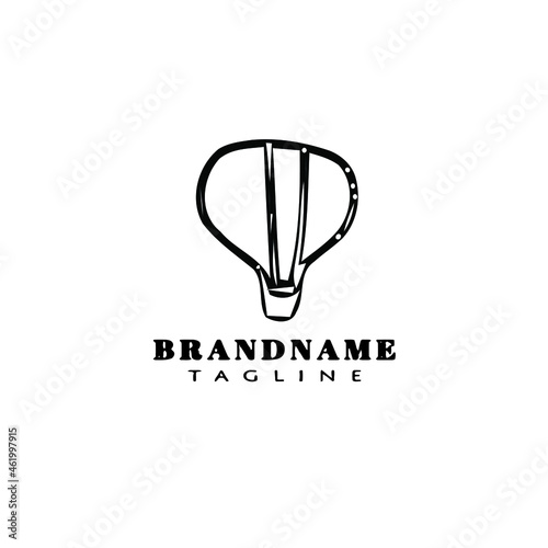 hot air balloon logo template icon vector illustration