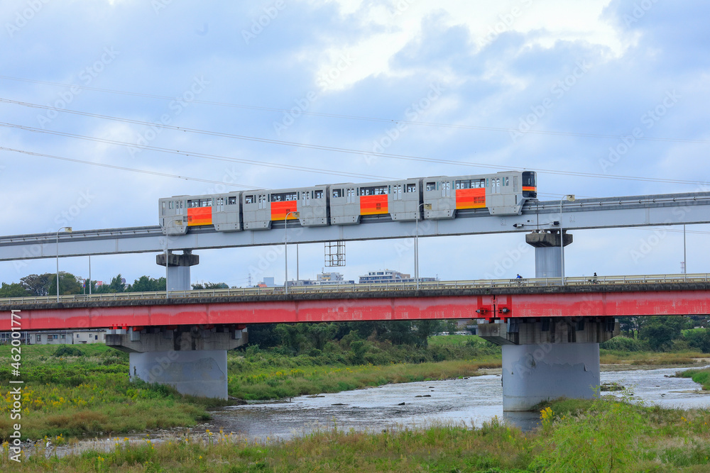 railroad crossing in the countryside