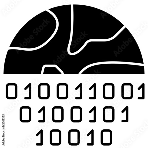 world solid icon