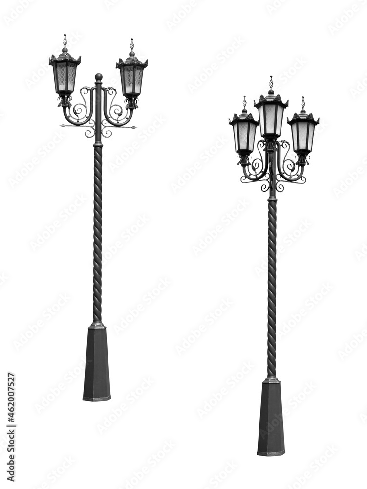 Naklejka premium Modern street lights.