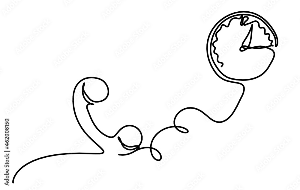 Abstract handset as line drawing on white background. Vector Abstract handset as line drawing on white background. Vector