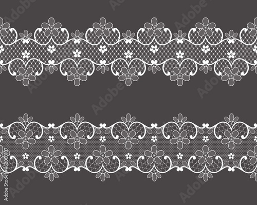 white lace borders