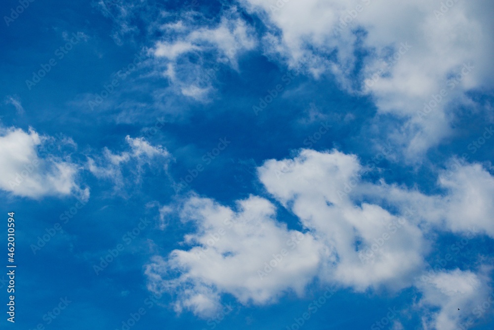 Fototapeta premium blue sky with white clouds abstract beautiful nature
