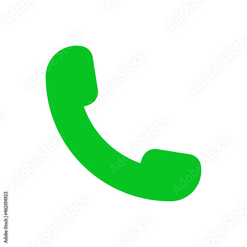 Phone green vector icon