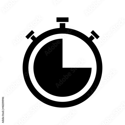 Stopwatch icon. Clock vector icon