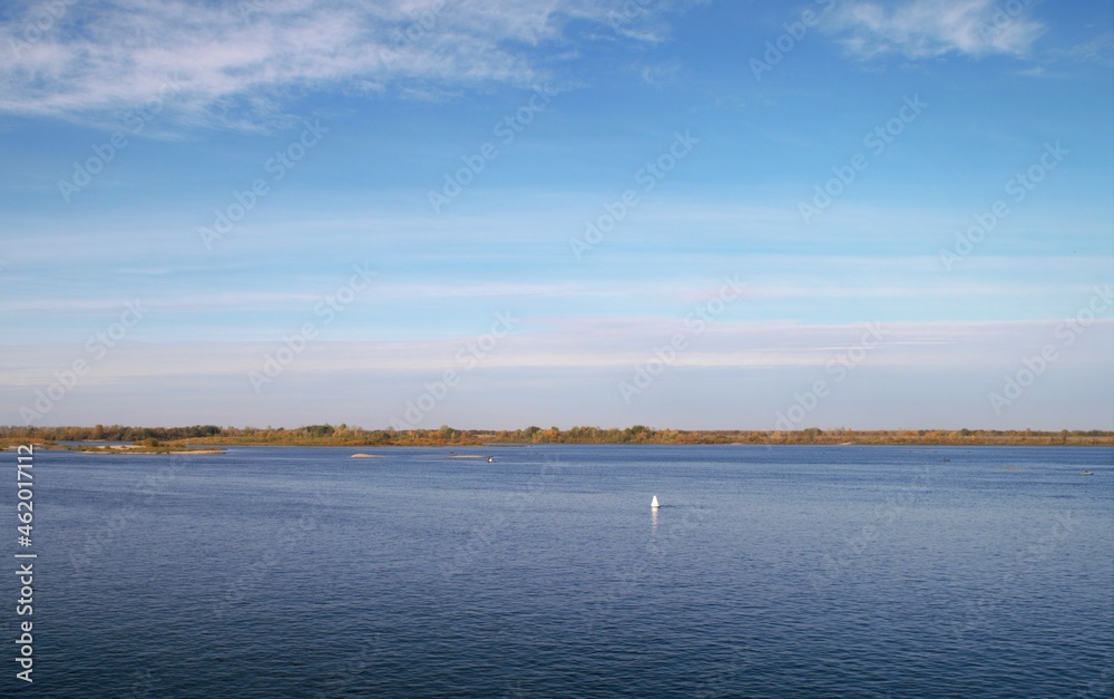 Volga river landscape