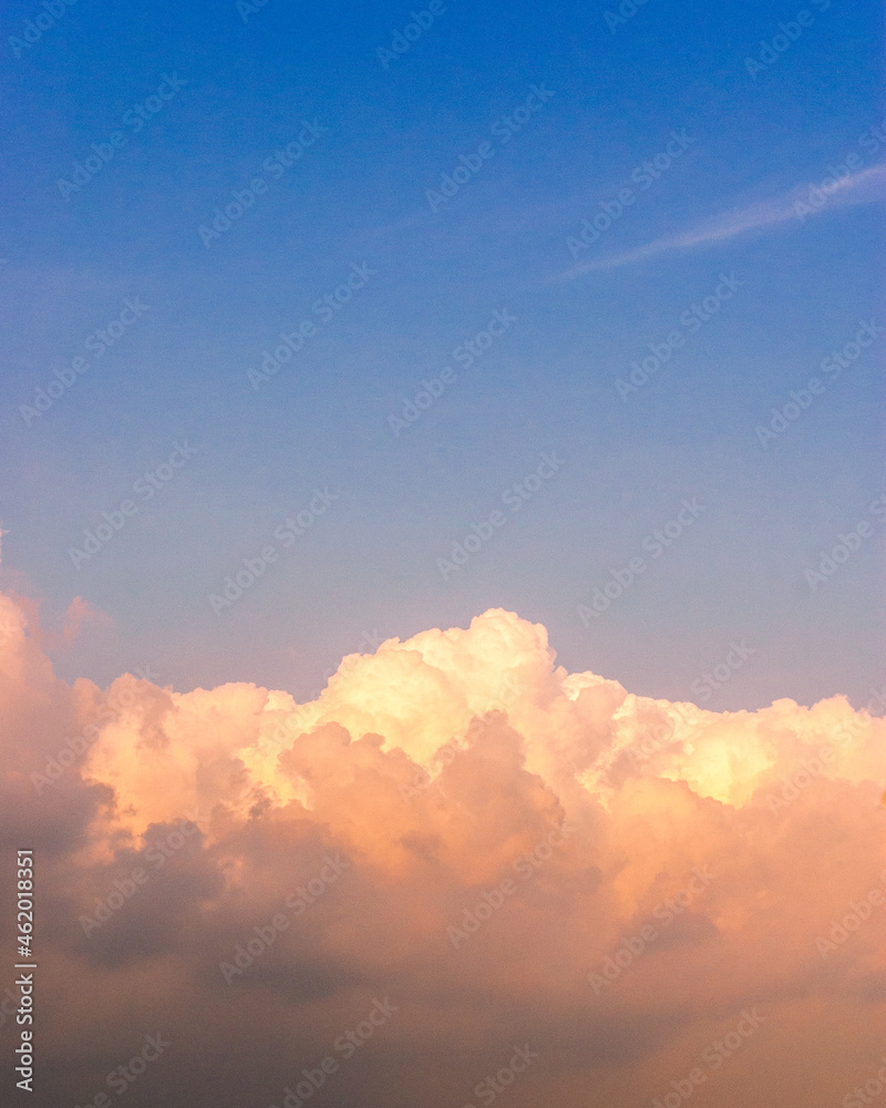 Clouds and sunset