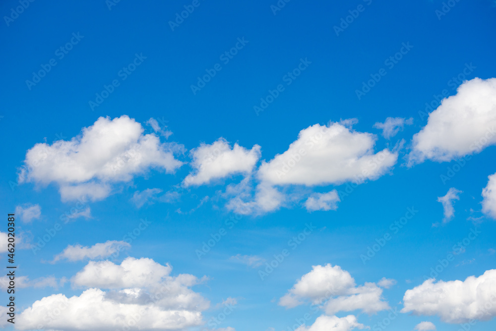 beautiful blue sky and white fluffy cloud horizon outdoor for background. beautiful blue sky and white fluffy cloud horizon outdoor for background.