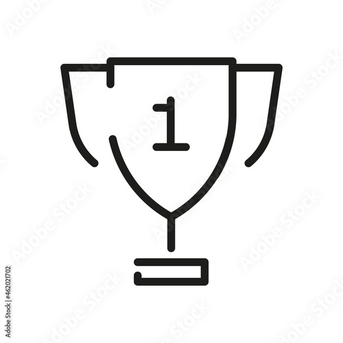 Vector Line Icon Related Award, Cup, Winner, Trophy