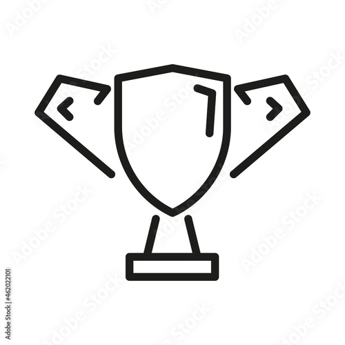 Vector Line Icon Related Award, Cup, Winner, Trophy