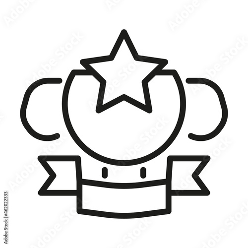 Vector Line Icon Related Award, Cup, Winner, Trophy