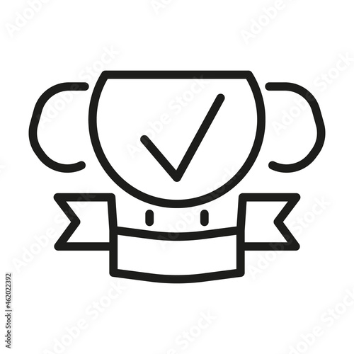 Vector Line Icon Related Award, Cup, Winner, Trophy