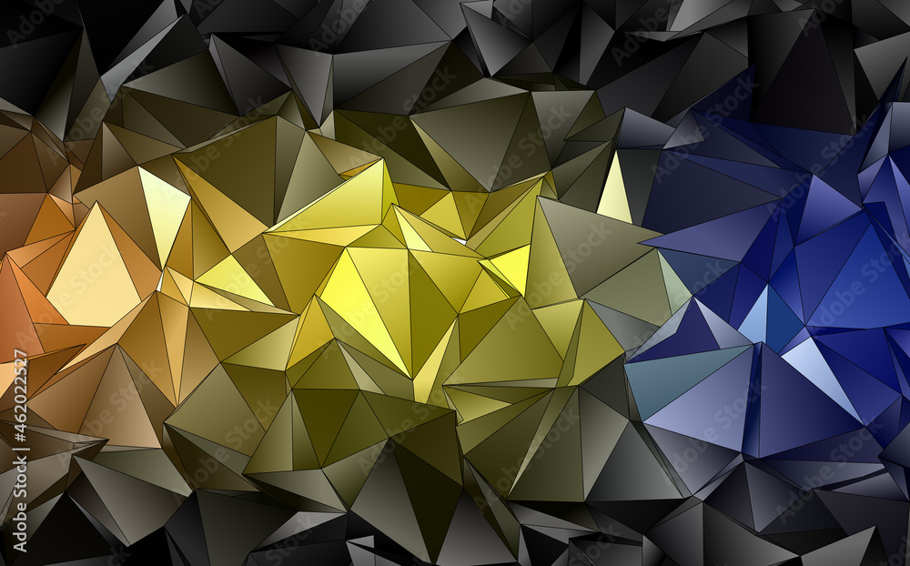 Abstract Low-Poly background. triangulated texture. Design 3d. Polygonal geometrical pattern. Triangular modern style