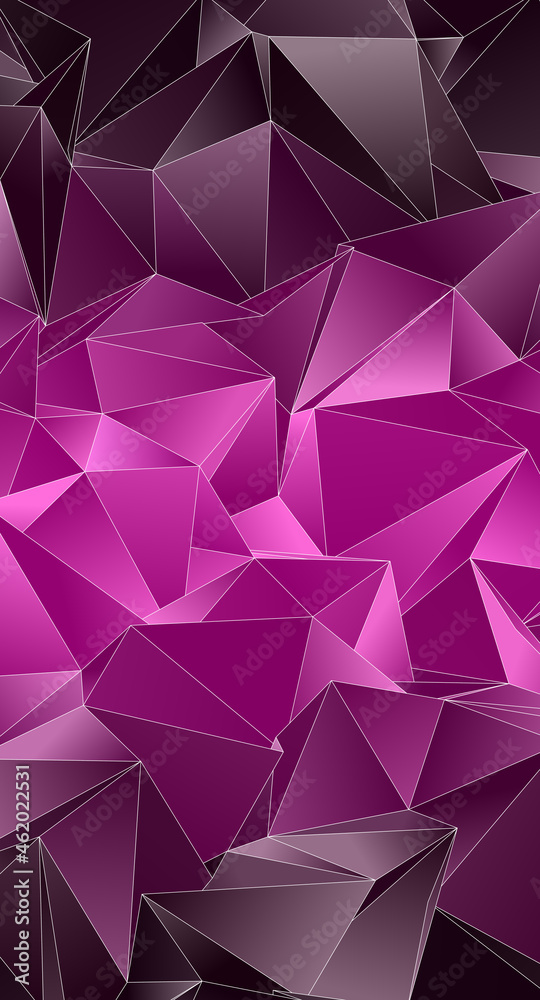 Fototapeta premium Abstract Low-Poly background. triangulated texture. Design 3d. Polygonal geometrical pattern. Triangular modern style