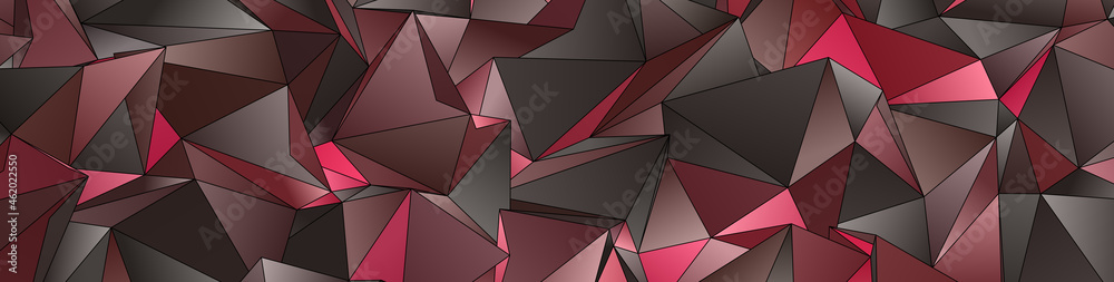 Obraz premium Abstract Low-Poly background. triangulated texture. Design 3d. Polygonal geometrical pattern. Triangular modern style