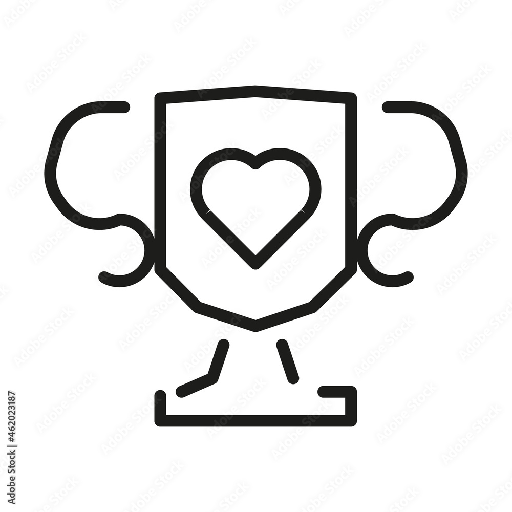 Vector Line Icon Related Award, Cup, Winner, Trophy Vector Line Icon Related Award, Cup, Winner, Trophy
