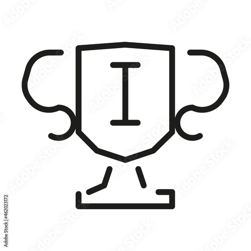 Vector Line Icon Related Award, Cup, Winner, Trophy