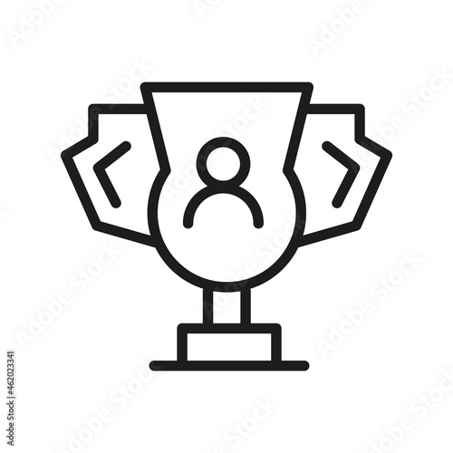 Vector Line Icon Related Award, Cup, Winner, Trophy