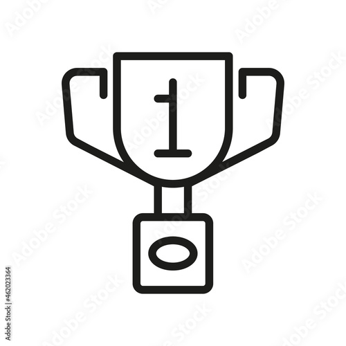 Vector Line Icon Related Award, Cup, Winner, Trophy