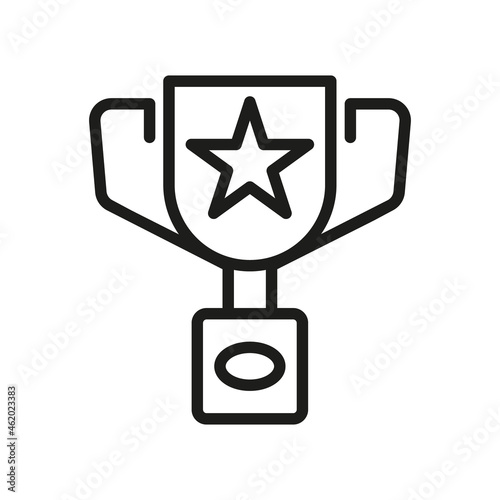 Vector Line Icon Related Award, Cup, Winner, Trophy