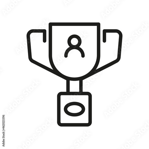 Vector Line Icon Related Award, Cup, Winner, Trophy