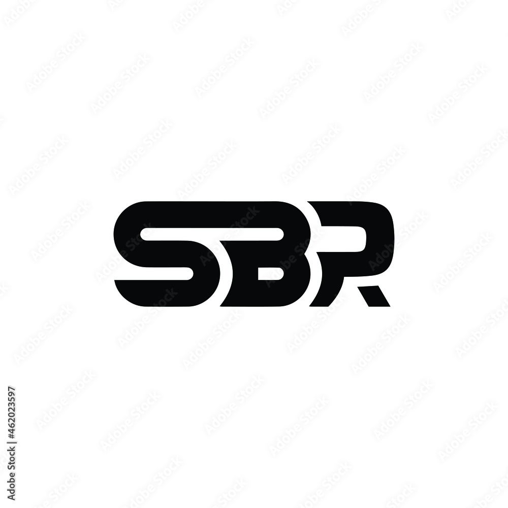 SBR letter logo design on black background. SBR creative initials letter logo concept. SBR letter logo design on black background. SBR creative initials letter logo concept.