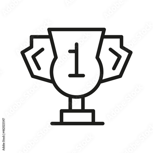 Vector Line Icon Related Award, Cup, Winner, Trophy