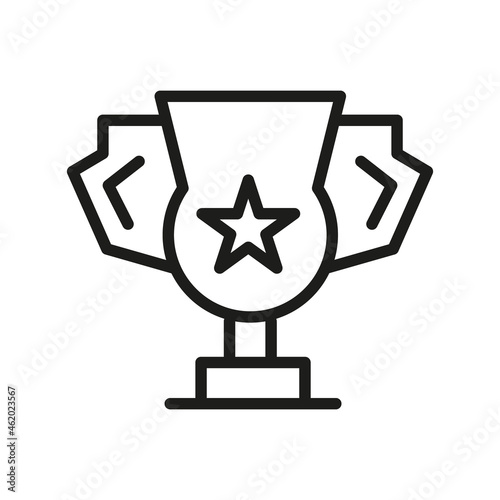 Vector Line Icon Related Award, Cup, Winner, Trophy
