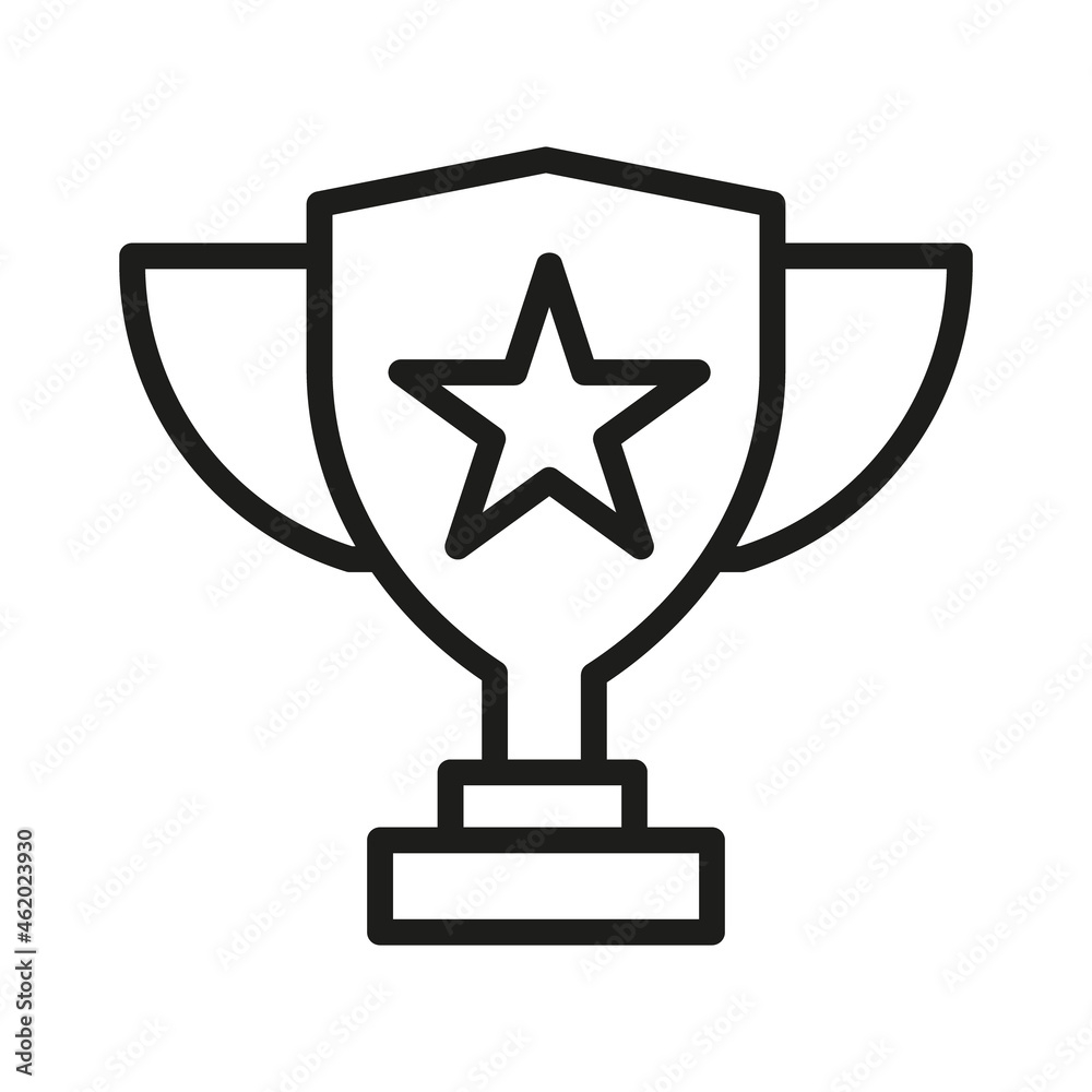 Vector Line Icon Related Award, Cup, Winner, Trophy Vector Line Icon Related Award, Cup, Winner, Trophy