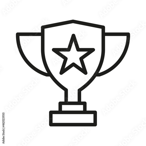 Vector Line Icon Related Award, Cup, Winner, Trophy
