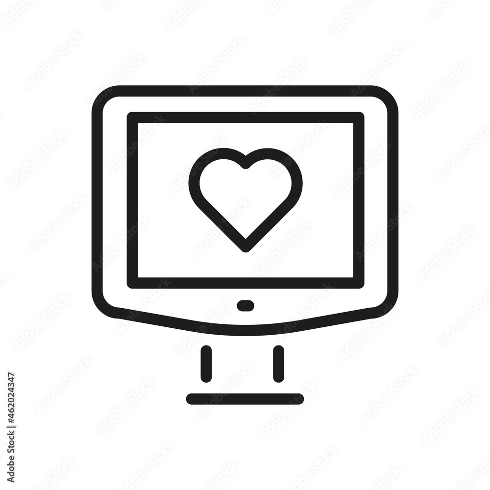 Computer Icon Isolated On White Background. Monitor Symbol Modern, Simple, Vector, Icon For Website Design, Mobile APP, UI. Vector Illustration Computer Icon Isolated On White Background. Monitor Symbol Modern, Simple, Vector, Icon For Website Design, Mobile APP, UI. Vector Illustration