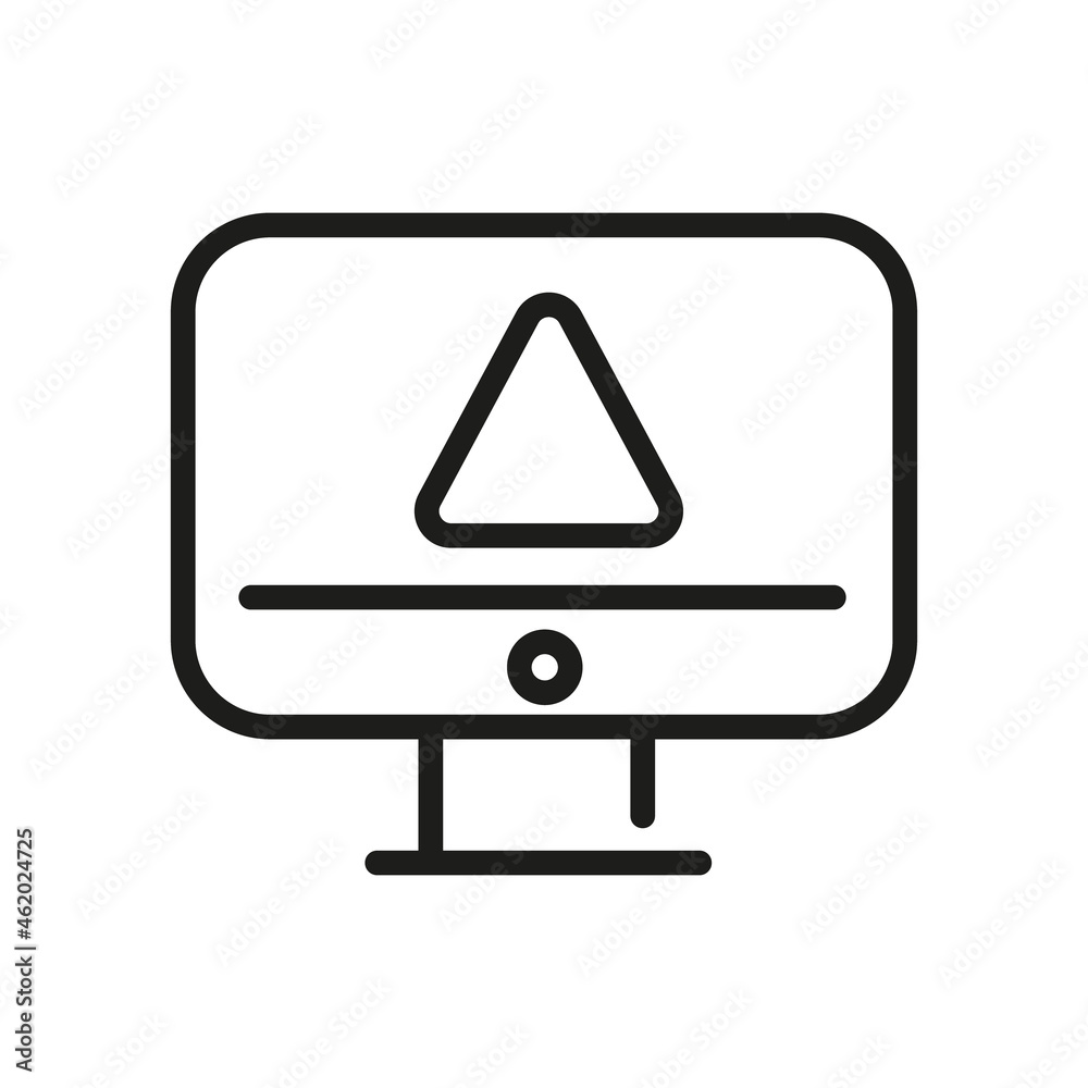 Computer Icon Isolated On White Background. Monitor Symbol Modern, Simple, Vector, Icon For Website Design, Mobile APP, UI. Vector Illustration Computer Icon Isolated On White Background. Monitor Symbol Modern, Simple, Vector, Icon For Website Design, Mobile APP, UI. Vector Illustration