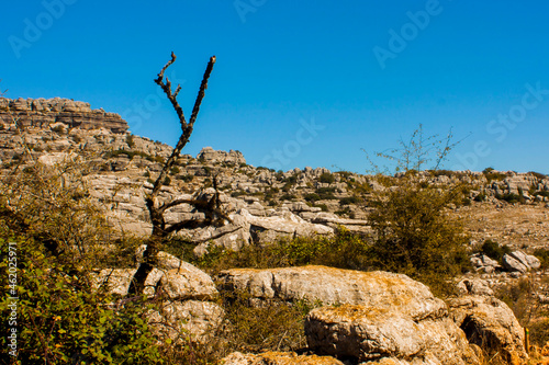 Torcal de Antequera, en la localidad de Antequera, provincia de Málaga, Andalucía, España.