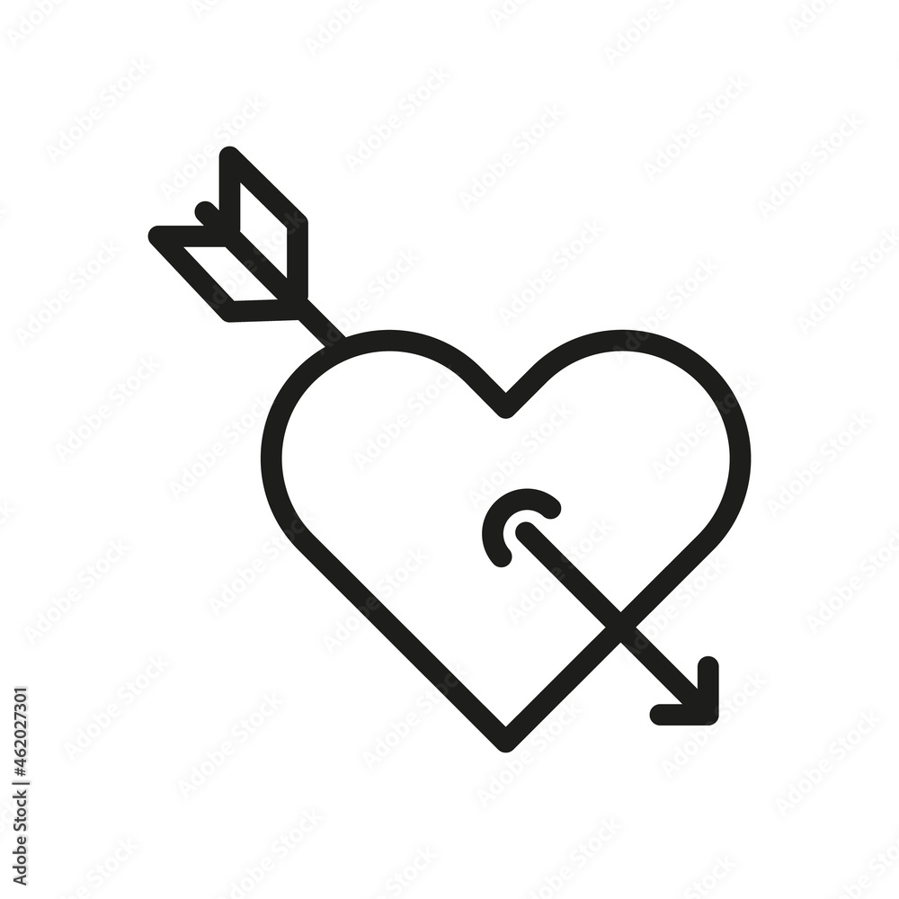 Vector Line Icon Related Heart, Love, Friendship Vector Line Icon Related Heart, Love, Friendship