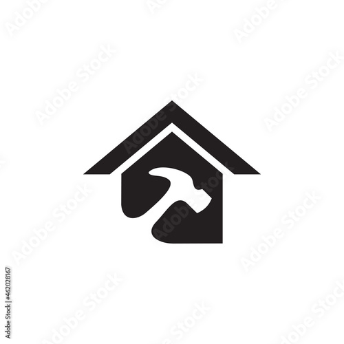 Home repair service logo design