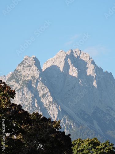 Zugspitze Gipfel i nden Alpen photo