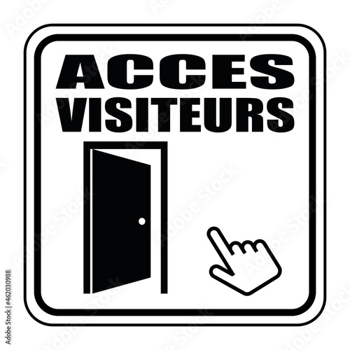 Logo accès visiteurs.