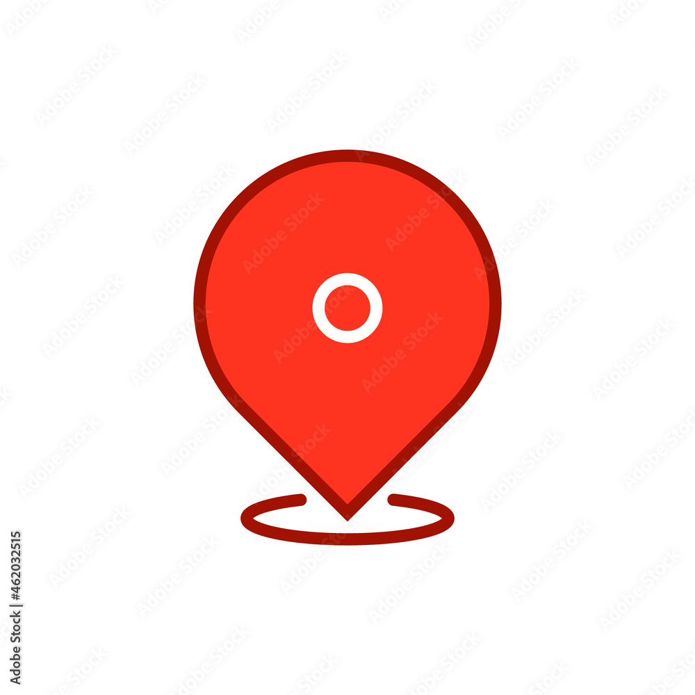 Location icon, map pin, gps mark pointer vector. Location icon, map pin, gps mark pointer vector.